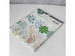 Шторка у ванну Квіти 8365 180х180 см