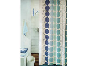Шторка у ванну кімнату Vezzer Vonaldi Perde VZP30083 180х200 см синя