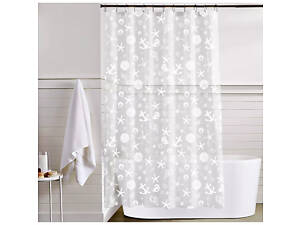 Шторка у ванну Werk подорожі океаном WK-10001 180х180 см