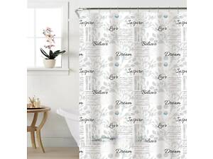 Шторка у ванну Werk Віра у кохання WK-10005 180х180 см