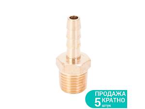 Штуцер для шланга 6мм MT ¼' (латунь) SIGMA (7023421)