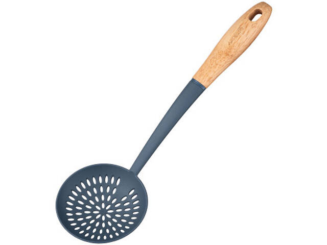 Шумовка Ardesto Midori, 34.5см, нейлон, дерево, синій (AR2122PG) - Фото 3