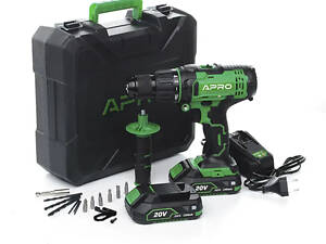 Шурупокрут акумуляторний Apro 20HD (895032) 1750 об./хв