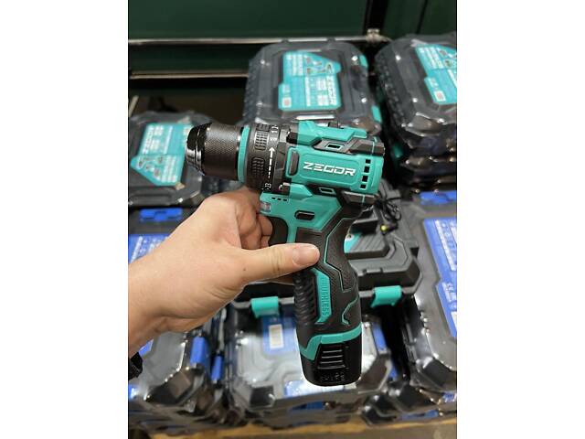 Шуруповерт акумуляторний безщітковий ZEGOR CDB-16BL (акуми 2Ah 2шт і зарядка) - Фото 3