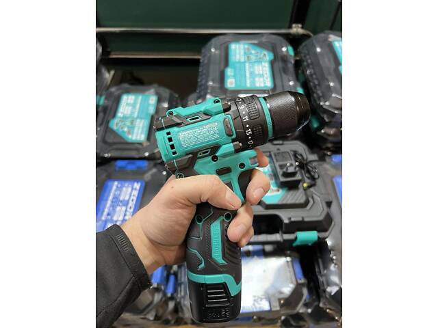 Шуруповерт акумуляторний безщітковий ZEGOR CDB-16BL (акуми 2Ah 2шт і зарядка) - Фото 6