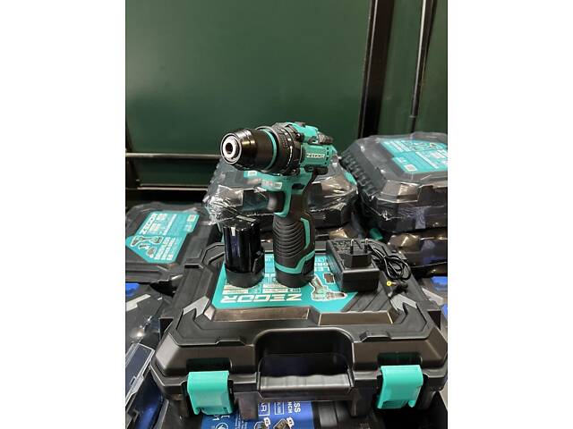 Шуруповерт акумуляторний безщітковий ZEGOR CDB-16BL (акуми 2Ah 2шт і зарядка) - Фото 7