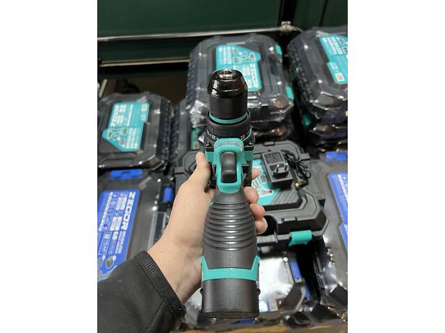 Шуруповерт акумуляторний безщітковий ZEGOR CDB-16BL (акуми 2Ah 2шт і зарядка) - Фото 8