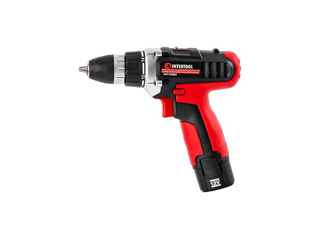 Шуруповерт акумуляторний Intertool 12 В SemiPro (WT-0321) - Фото 1