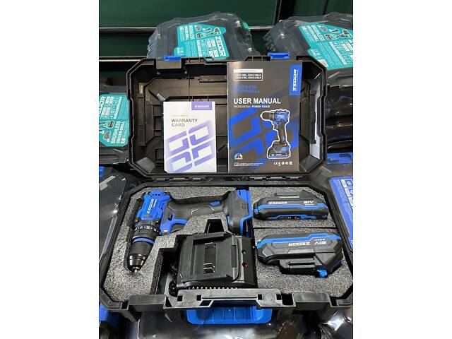 Шуруповерт акумуляторний ZEGOR CDAX-21BL (акуми 2Ah 2шт і зарядка) - Фото 7