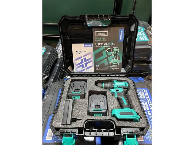 Акумуляторний шуруповерт ZEGOR CDB-21BLH (акумулятори 2Ah 2шт і зарядний пристрій) - Фото 6