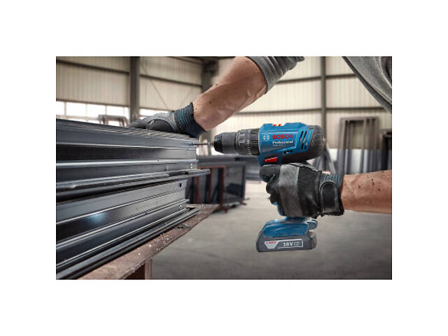 Шуруповерт Bosch GSB 183-LI 18V, 1х2Ah, 21-56 Нм, 374-1815 об/мин, кейс, 1.2 кг (0.601.9K9.101) - Фото 2