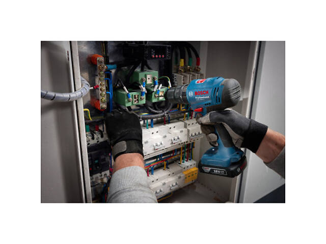 Шуруповерт Bosch GSB 183-LI 18V, 1х2Ah, 21-56 Нм, 374-1815 об/мин, кейс, 1.2 кг (0.601.9K9.101) - Фото 3