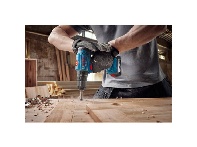 Шуруповерт Bosch GSB 183-LI 18V, 1х2Ah, 21-56 Нм, 374-1815 об/мин, кейс, 1.2 кг (0.601.9K9.101) - Фото 7