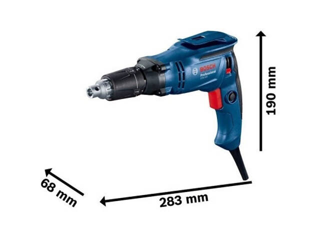 Шуруповерт Bosch GTB 650 650Вт, 12Нм, 5000об/хв, 1.4кг, кейс (0.601.4A2.000) - Фото 2