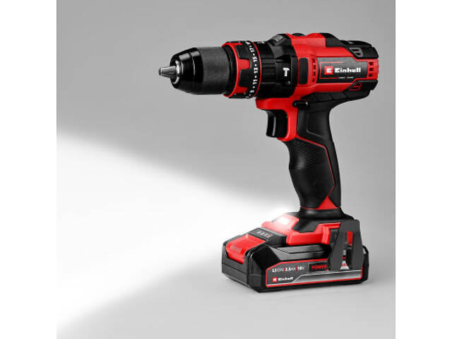 Шуруповерт Einhell TE-CD 18/44 Li-i PXC 18V, 2.5Ah, 44Нм (4514287) - Фото 6