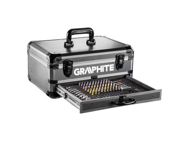 Шуруповерт Graphite Energy + SET, 18В, 2х2.0 Ач, 109ед. кейс (58G022-PS15) - Фото 8