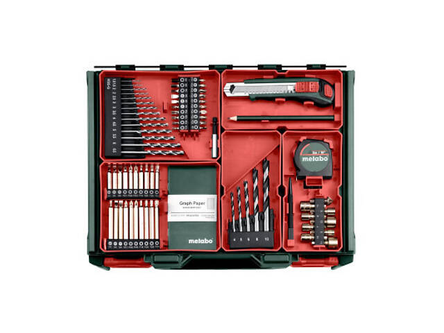 Шуруповерт Metabo BS 18 Set, 18V. 2х2Ah, 24·48Нм, 0-450·0-1600об/мин, 1.3кг (602207710) - Фото 2