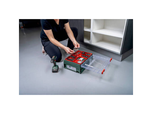 Шуруповерт Metabo BS 18 Set, 18V. 2х2Ah, 24·48Нм, 0-450·0-1600об/мин, 1.3кг (602207710) - Фото 5