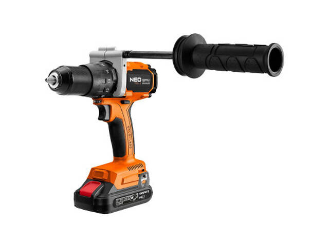 Шуруповерт Neo Tools Energy+ 18V, безщітковий, 100Нм, 0-480/0-1900об/хв 1.56кг (без АКБ і ЗУ) (04-616) - Фото 7