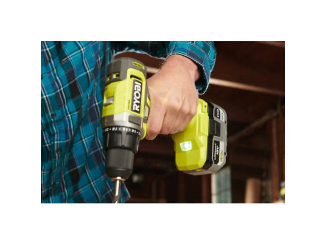 Шуруповерт Ryobi ONE+ RDD18-1C20S 18V, 1х2Ah, 52Нм, 450/1750об/мин, сумка (5133005519) - Фото 5