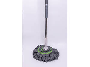 Швабра с самовыжимом из микрофибры, универсальная, вращающаяся 360°, телескопическая ручка HP-35015-14