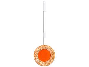 Швабра с телескопической ручкой и круглой сменной насадкой для уборки плитки, ламината и линолеума HP-35015-36