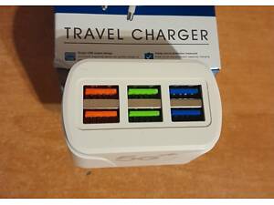 Быстрое зарядное устройство на 6 USB