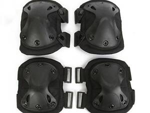 Швидкоскидні Налокітники + Наколінники Чорний