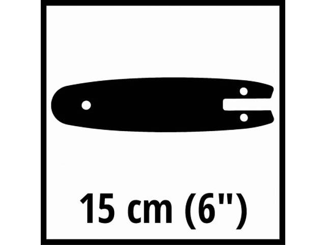 Шина для ланцюгової пилки Einhell 15см, 1.0мм (4500163) - Фото 2