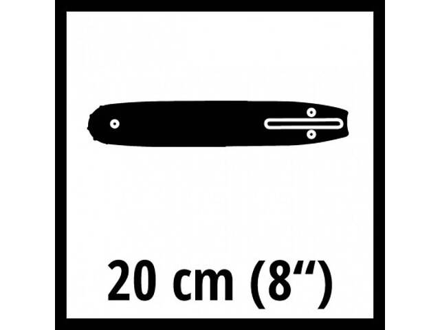 Шина для ланцюгової пилки Einhell 20см, 1.1мм (4500194) - Фото 2