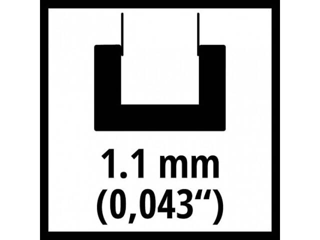 Шина для ланцюгової пилки Einhell 20см, 1.1мм (4500194) - Фото 3