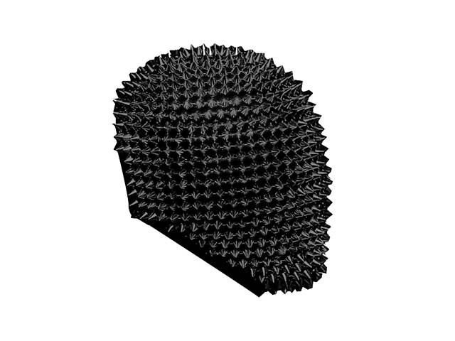 Шипованная маска RESTEQ — черная маска с шипами и шпильками, стильный аксессуар для вечеринок, косплея, - Фото 3