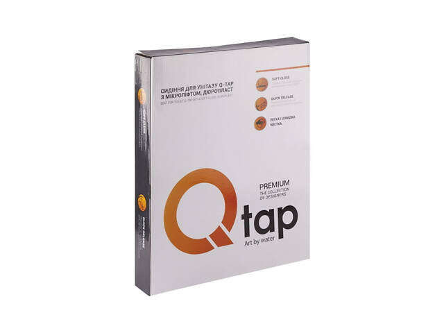 Сиденье Для Унитаза Qtap Cover С Микролифтом Slim Qt0599Sc2170W - Фото 3
