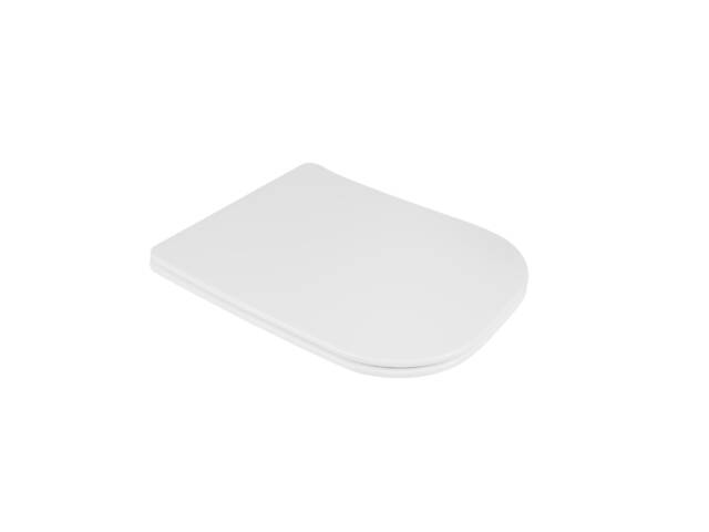 Сиденье Для Унитаза Qtap Nando С Микролифтом Slim Qt12991222Aw - Фото 1
