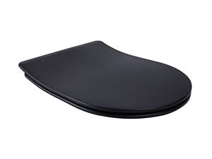 Сиденье Для Унитаза Qtap Robin/Scorpio С Микролифтом Slim Qt99U184Uf450Mb