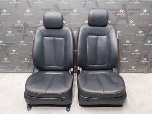 Сидіння передні електро, шкіра 885002B180WK, 883102B150 Hyundai Santa Fe II бу