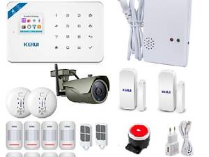Сигналізація Kerui W18 Подвійний тривожний сигнал + WI-FI IP камера вулична (SSSSDF89FFG)