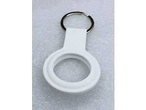 Силіконовий чохол брелок Primo SS1 для мітки трекера Apple AirTag - White