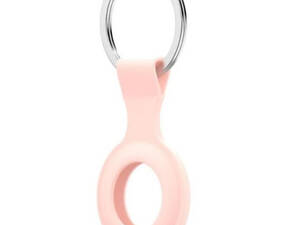 Силіконовий чохол брелок Primo SS1 для мітки трекера Apple AirTag - Pink