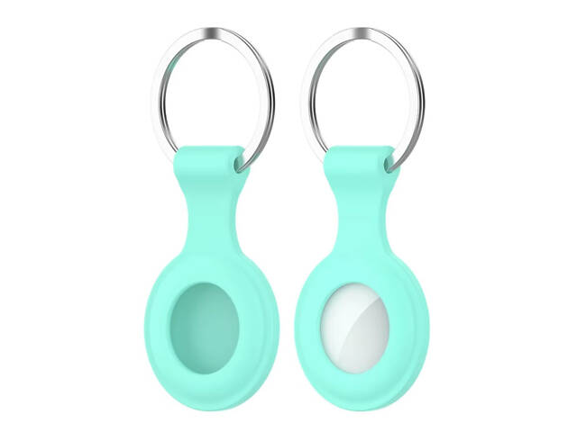 Силіконовий чохол брелок Primo SS2 для мітки трекера Apple AirTag - Mint - Фото 3