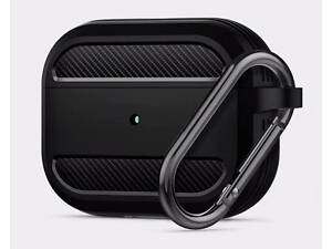 Силіконовий чохол Primo Rubber для навушників AirPods 3 (MME73) - Black