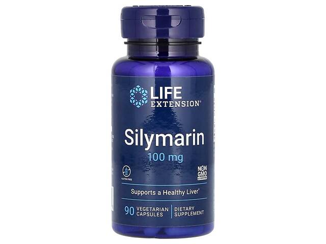 Силімарін Life Extension Silymarin 100 mg 90 veg caps (1086-2023-10-3413) - Фото 1