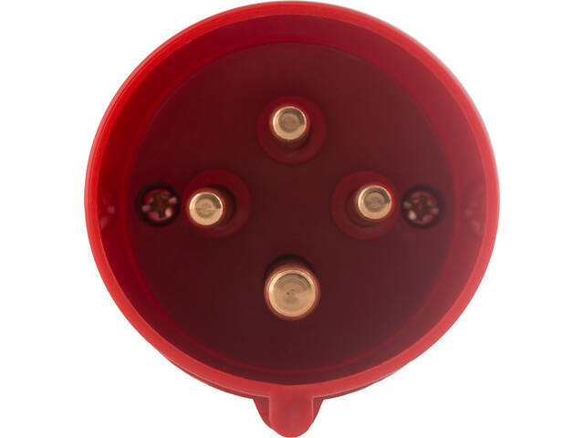 Силова вилка 3P+PE 32А 380В переносна IP44 червона [p011005] E.NEXT e.plug.pro.4.32 - Фото 3