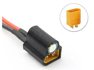 Силовий кабель 14AWG 100mm для контролерів ECS VTX FPV роз'єм XT60 з конденсатором 1000mF/35V 105C