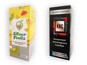 Silver Fruits - Краплі + ККС - Концентрат колоїдного срібла - Комплекс для схуднення (Сілвер Фрутс)
