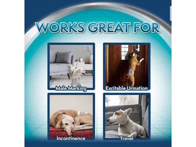 Simple Solution Disposable Male Wraps (Симпл Солюшн Диспосбл) Поглинаючі пояси-протекторы для кобелів. - Фото 5