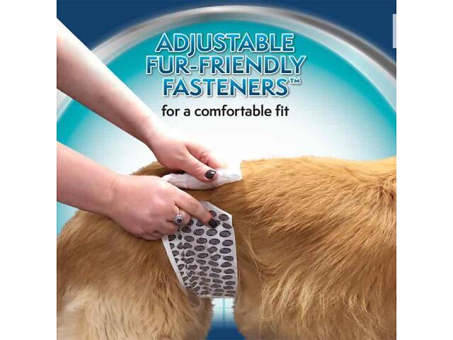 Simple Solution Disposable Male Wraps (Симпл Солюшн Диспосбл) Поглинаючі пояси-протекторы для кобелів. - Фото 8