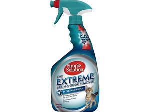 Simple Solution Сверхмощное средство SIMPLE SOLUTION Extreme Cat Stain & Odor Remover 945мл, для нейтрализации пятен и з