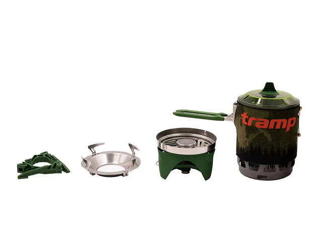 Система для приготовления пищи Tramp на 0.8 л. UTRG-049-oliva + Картридж 230гр UTRG-003 - Фото 3
