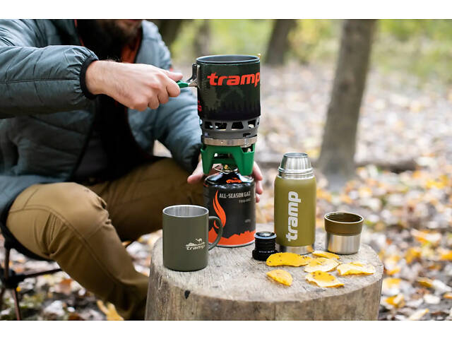 Система для приготовления пищи Tramp на 0.8 л. UTRG-049-oliva + Картридж 230гр UTRG-003 - Фото 10